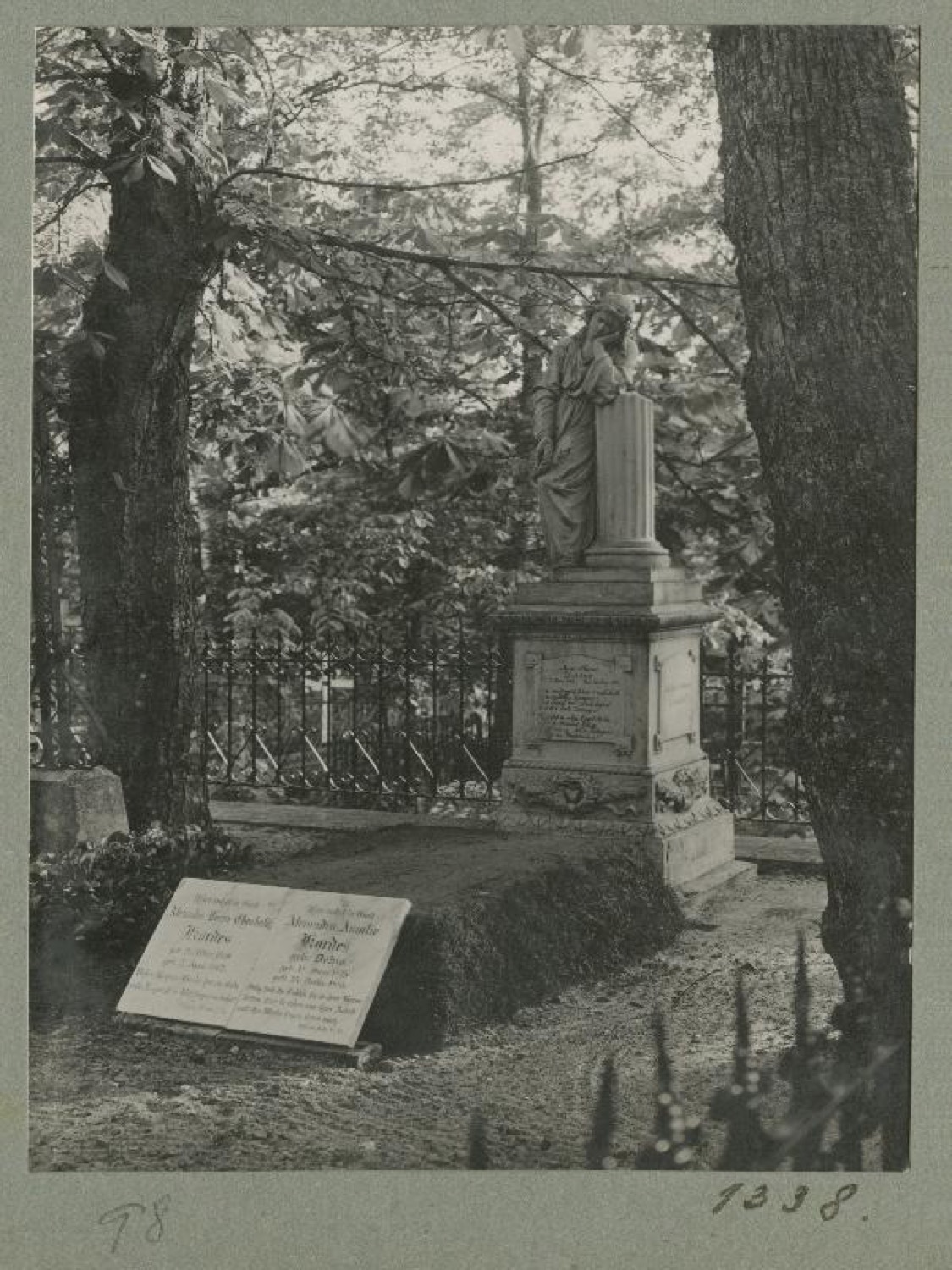Kopli kalmistu üldvaade, 1920