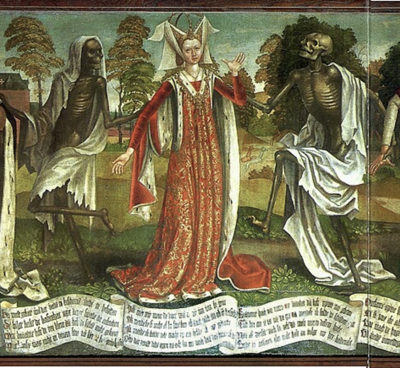 Surmatants (Danse Macabre), Bernt Notke, Tallinn — keisrinna kahe surma vahel